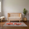 Nursery and Kids Firetruck Area Rug - Blaze Battler Express