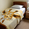 Giraffe personalized blanket for newborn and kids - Giraffe Grins