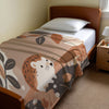 Hedgehog personalized blankets for kids and babies - Hedgy Hideaway