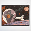 Space Wall Decor for Playroom and Kids Rooms - Starship Quest