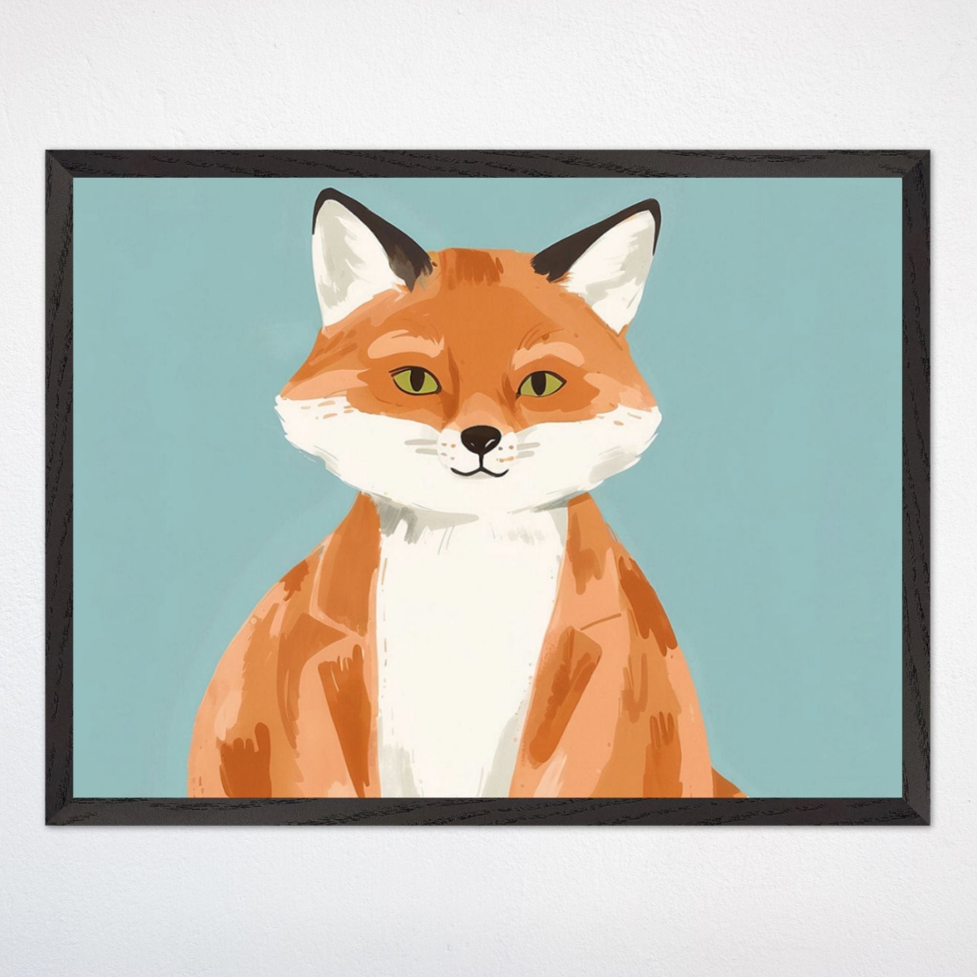 Fox Wall Art for Kids and Nursery Rooms - Curious Cub