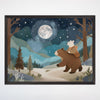 Bear Wall Art for Playroom and Kids Rooms - Wander Under Stars