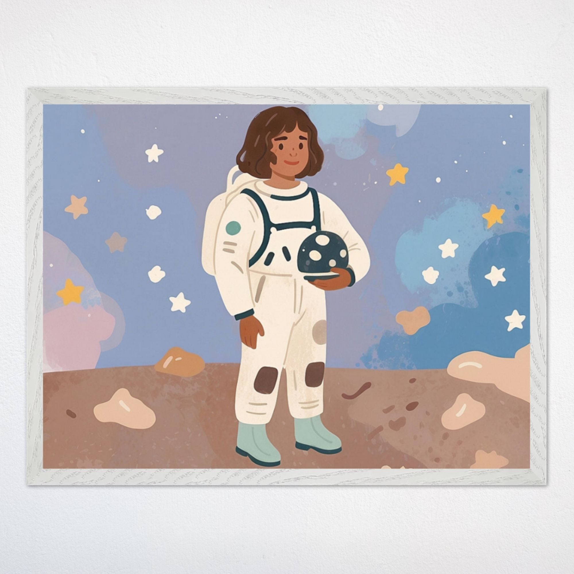 Space Wall Decor for Kids and Nursery Rooms - Moonwalker Magic