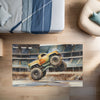 Monster Truck Area Rug for Nursery and Kids Rooms - Leapin' Legend