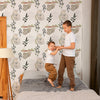 Hippopotamus Peel and Stick or Traditional Wallpaper - Nature's Nurture