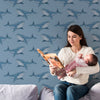 Whale Wallpaper for Nursery and Kids Rooms - Ocean Giants