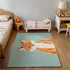 Fox Area Rug for Nursery and Kids Rooms - Curious Cub