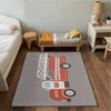 Firetruck Rug for Nursery and Kids Rooms - Rapid Red Rover