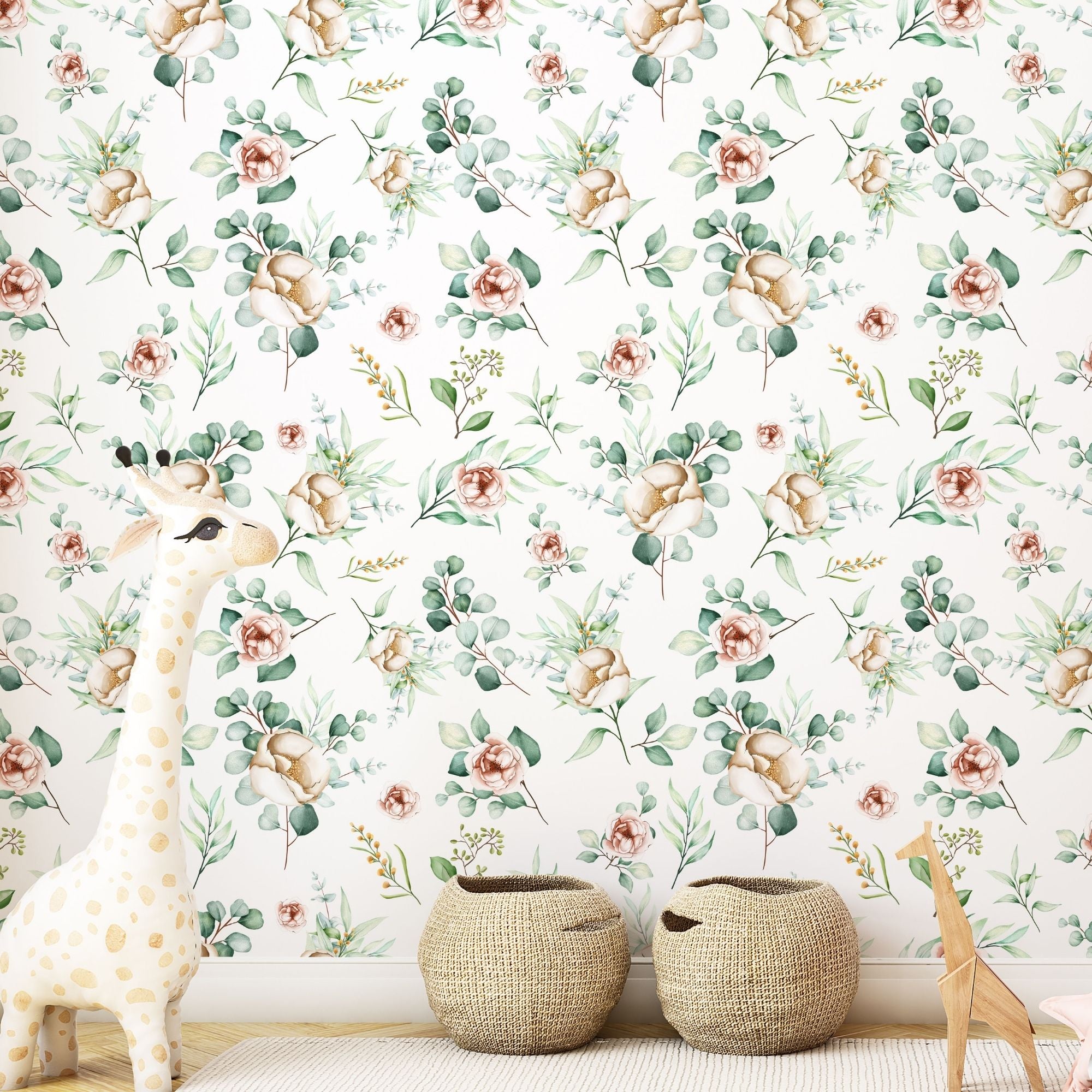 Flower Themed Wallpaper - Elegant Magnolia Medley