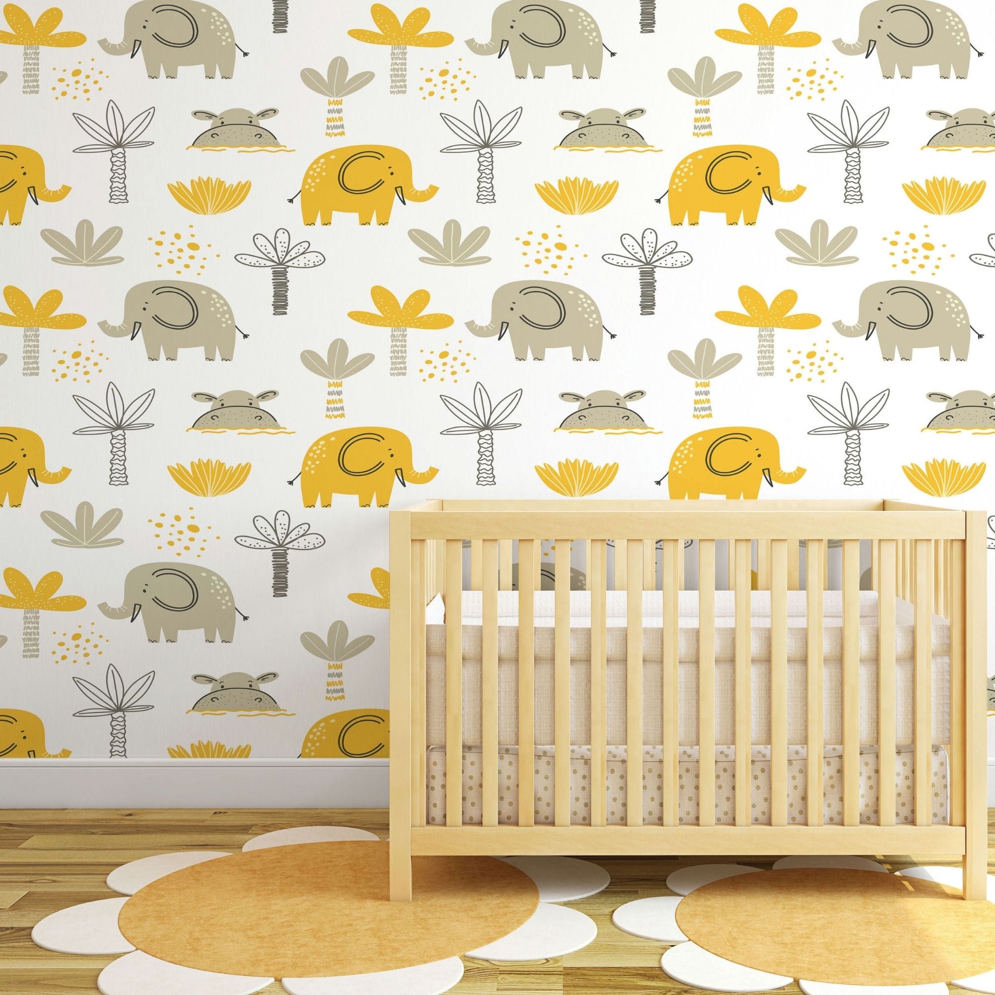 Safari Wallpaper for Nursery and Kids Rooms - Safari Soiree