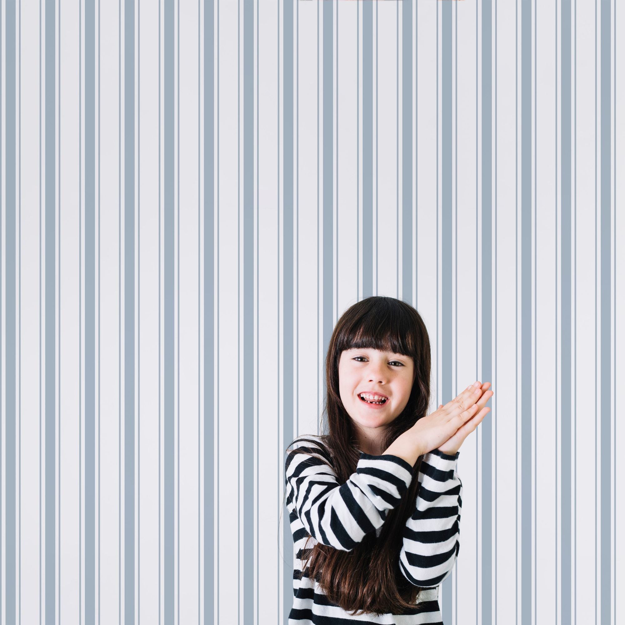 Stripe Themed Nursery Wallpaper and Kids Room Wallpaper - Classical Stripes