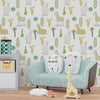 Traditional or Peel and Stick Llama Wallpaper - Llamascape Haven