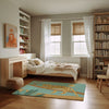 Leopard Area Rug for Nursery and Kids Rooms - Lazy Leopard Lounging