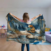 Bear personalized name blankets - Midnight Tale Teller