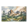 Kids and Nursery Mountain Area Rug - Peaks and Pines