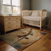 Dinosaur Rug for Nursery and Kids Rooms - Sky-High Rex