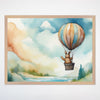 Hot Air Balloon Wall Art for Kids and Baby Rooms - Cottontail Cloud Tour