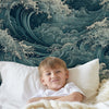 Ocean Wallpaper for Nursery and Kids Rooms - Wave Symphony