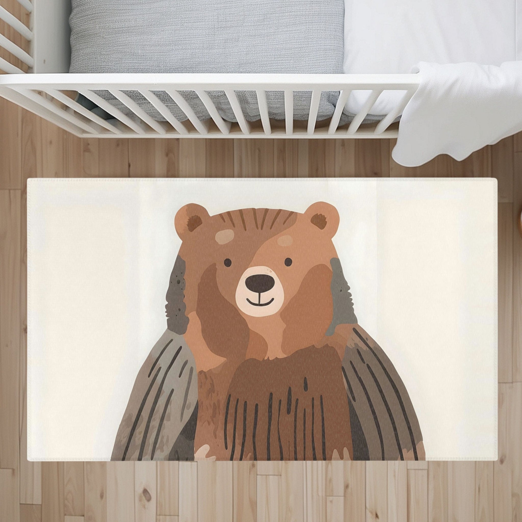 Kids and Nursery Bear Rug - Cuddly Cub