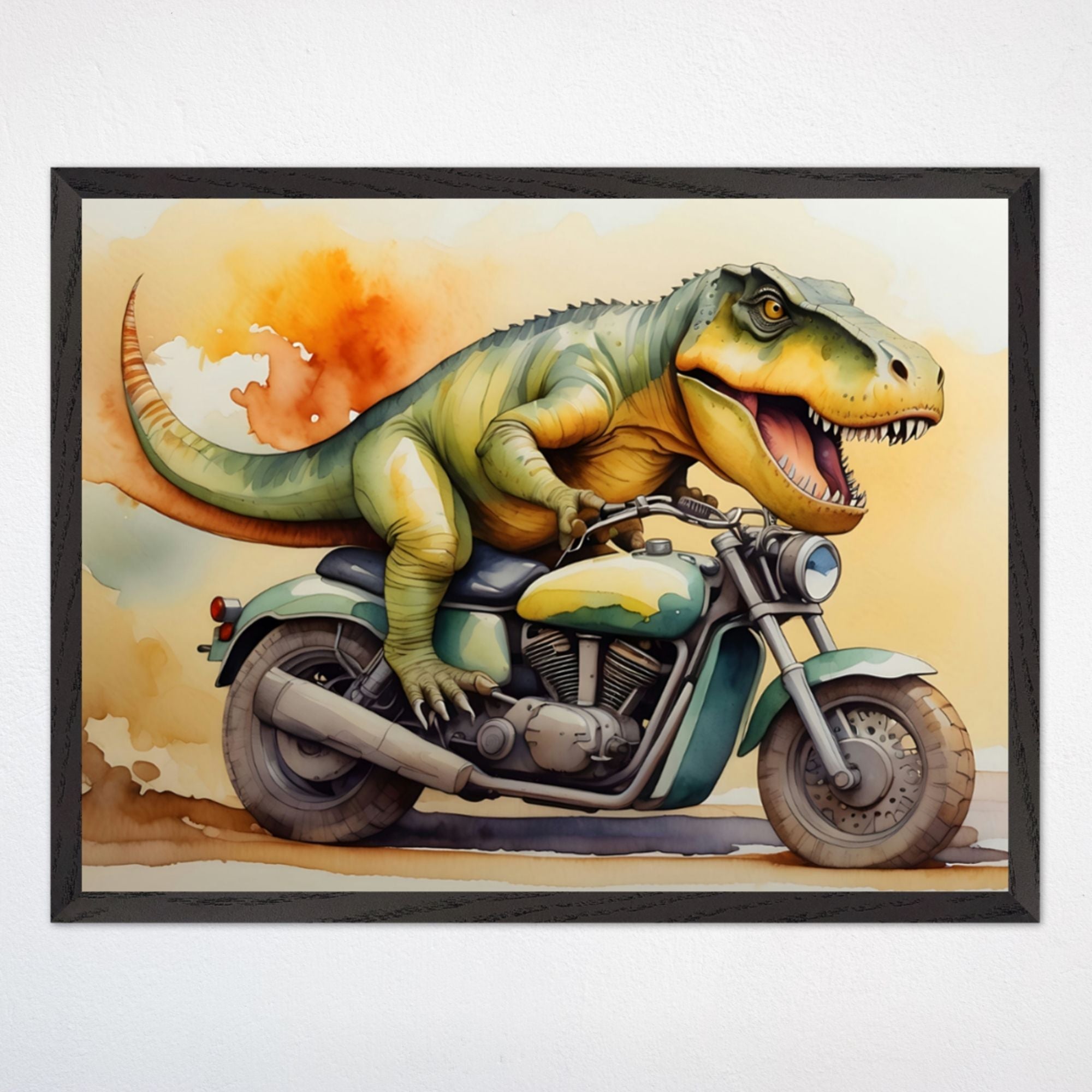 Dinosaur Wall Decor for Kids and Baby Rooms - Roaring Rider Rex