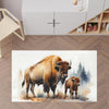 Nursery and Kids Bison Area Rug - Woolly Wonders