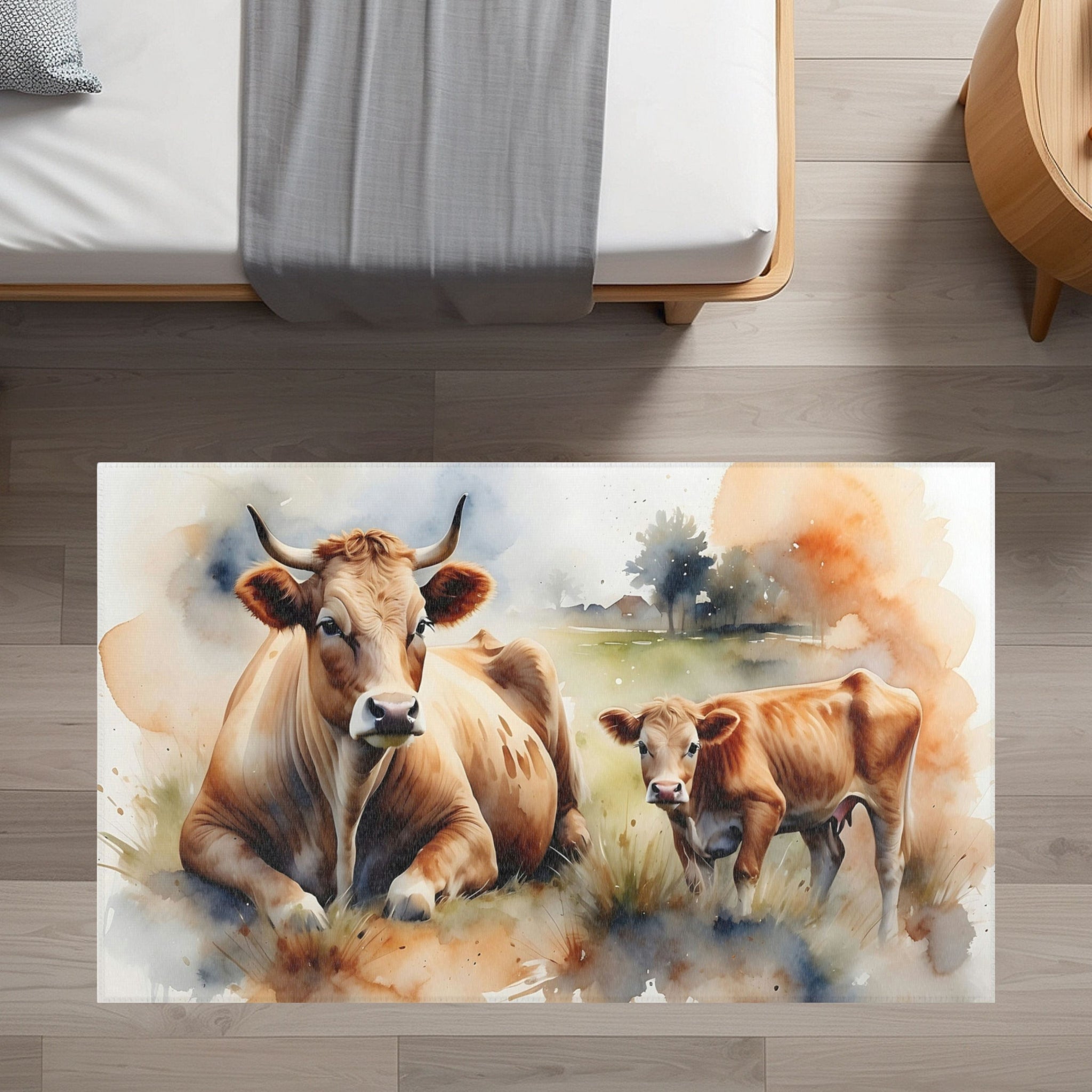 Cow Rug for Kids and Nursery Rooms - Pasture Pals