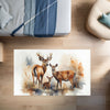 Deer Area Rug for Nursery and Kids Rooms - Gentle Grazers