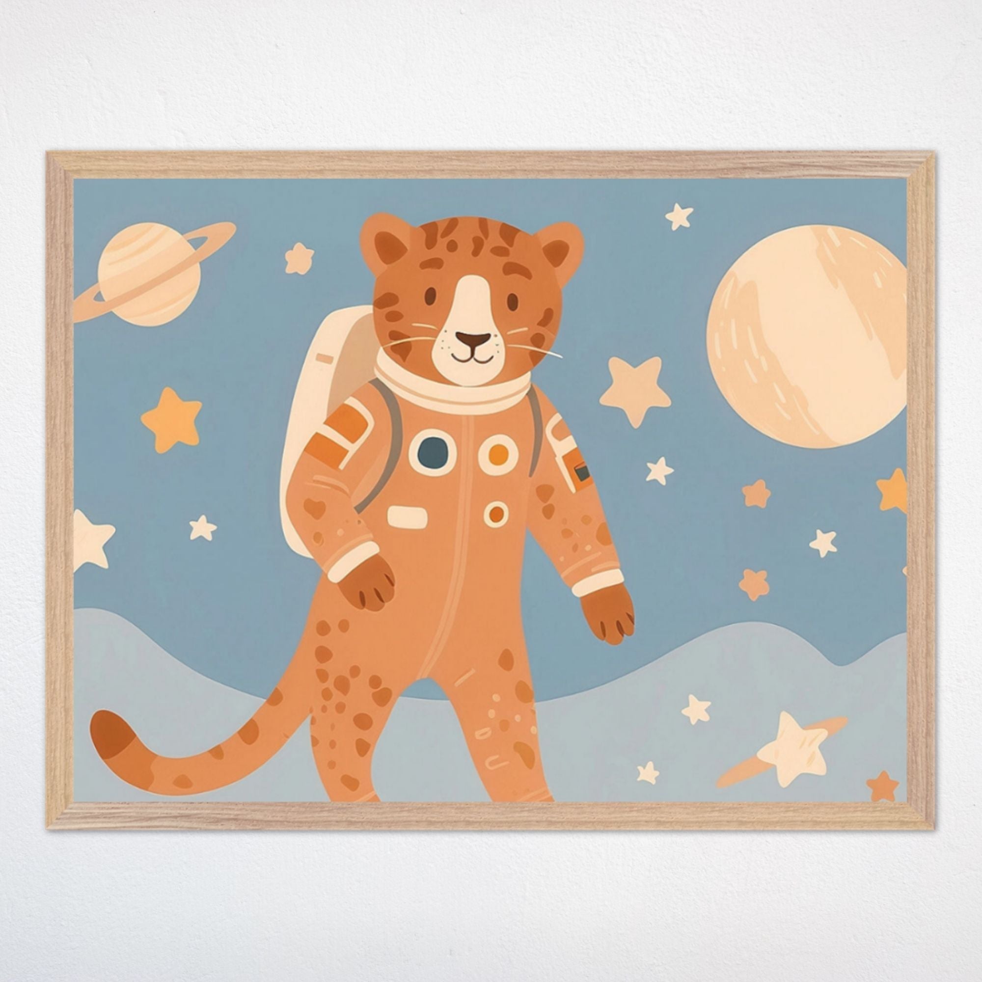 Cheetah Wall Decor for Kids and Baby Rooms - Cosmic Cheetah