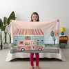 Car personalized children's blankets - Lickety Split Lane