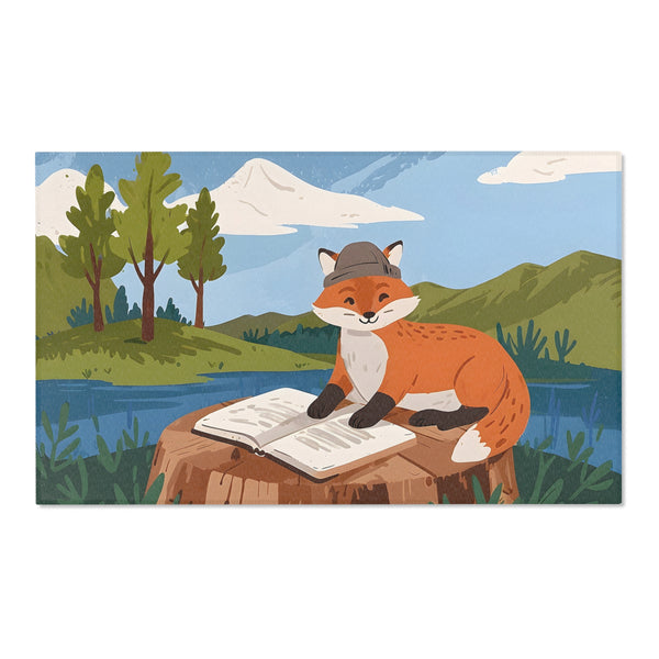 Kids and Nursery Fox Rug - Foxy Scholar