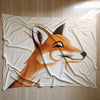 Fox personalized children's blankets - Foxy Smirk