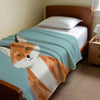 Fox personalized children's blankets - Curious Cub