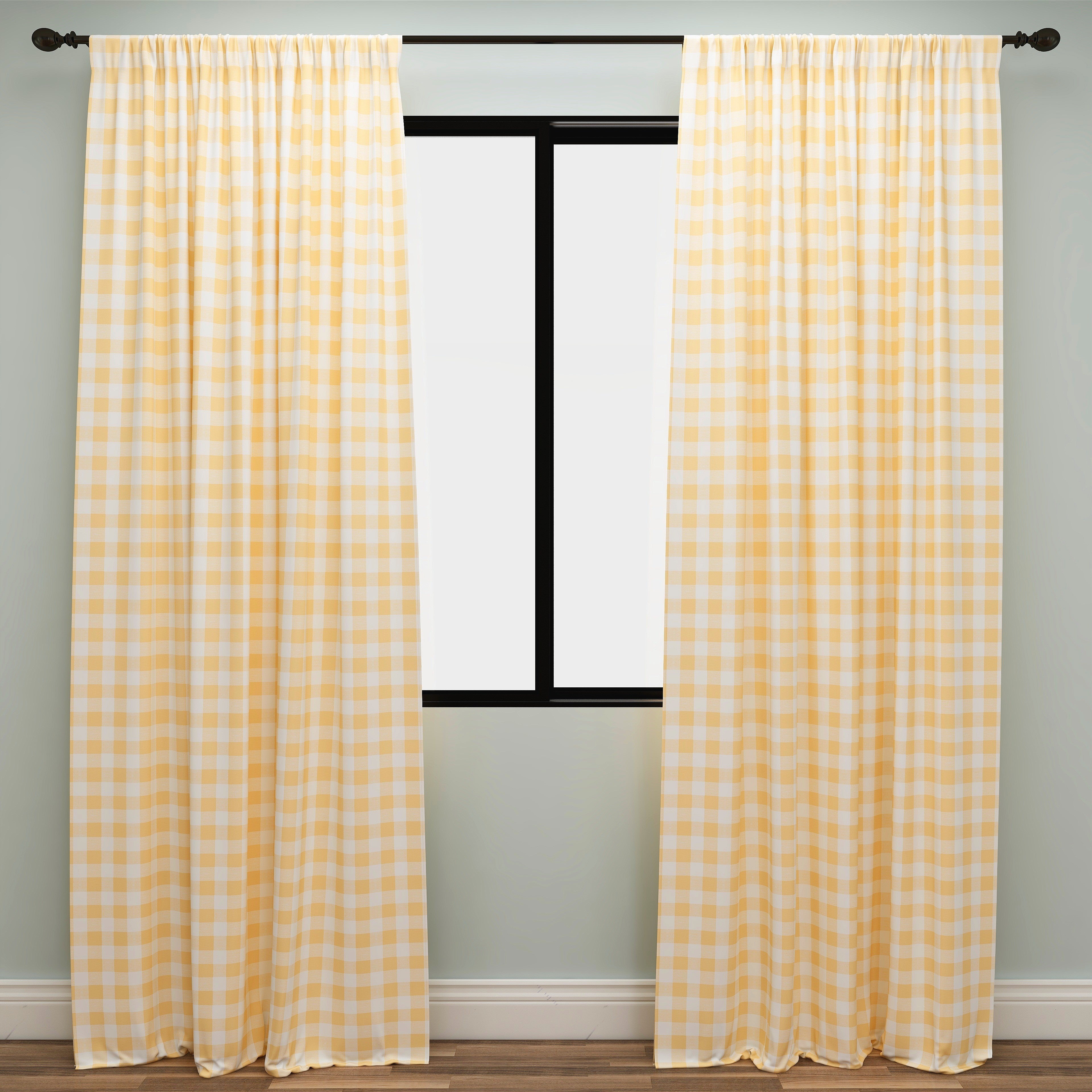 Anderson Brazilian Yellow Kids Curtains