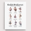 Positive Affirmations Ballerina Wall Art