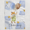 Fox Personalized Blanket for Babies and Kids