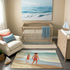 Beach Rug for Nursery and Kids Rooms - Sandy Toes