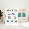 Construction Personalized Blanket for Babies and Kids