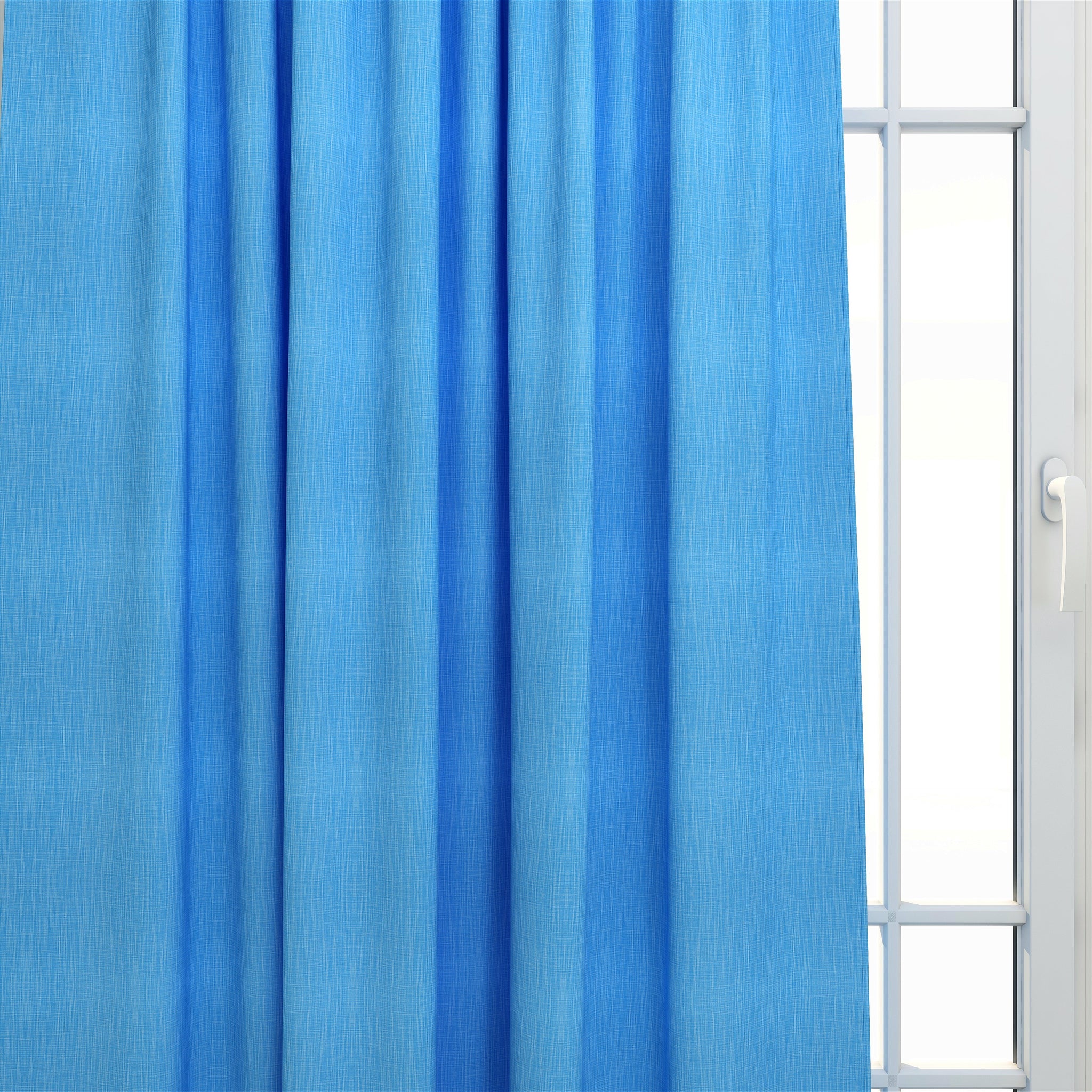 Faulkner Courtyard Blue Kids Curtains