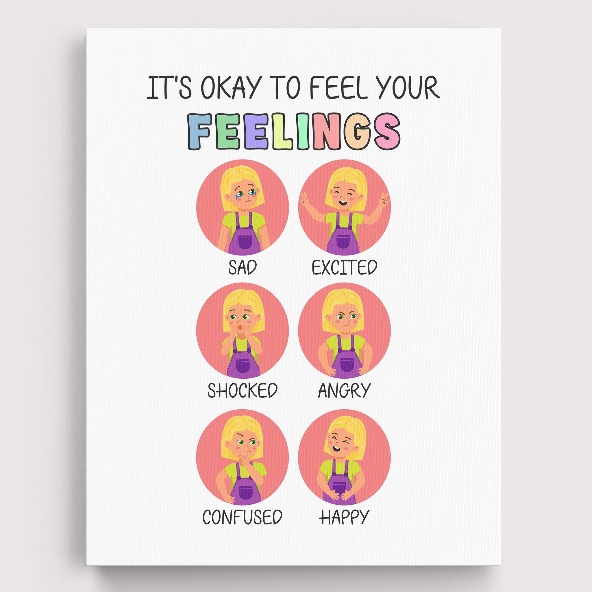 Feelings Kids Wall Art