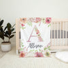 Floral Personalized Blanket for Babies and Kids