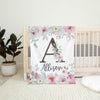 Flowers Personalized Blanket for Babies and Kids