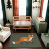 Fox Rug for Kids and Nursery Rooms - Foxy Friend