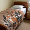 Fox personalized blanket for newborn and kids - Fox in Bloom