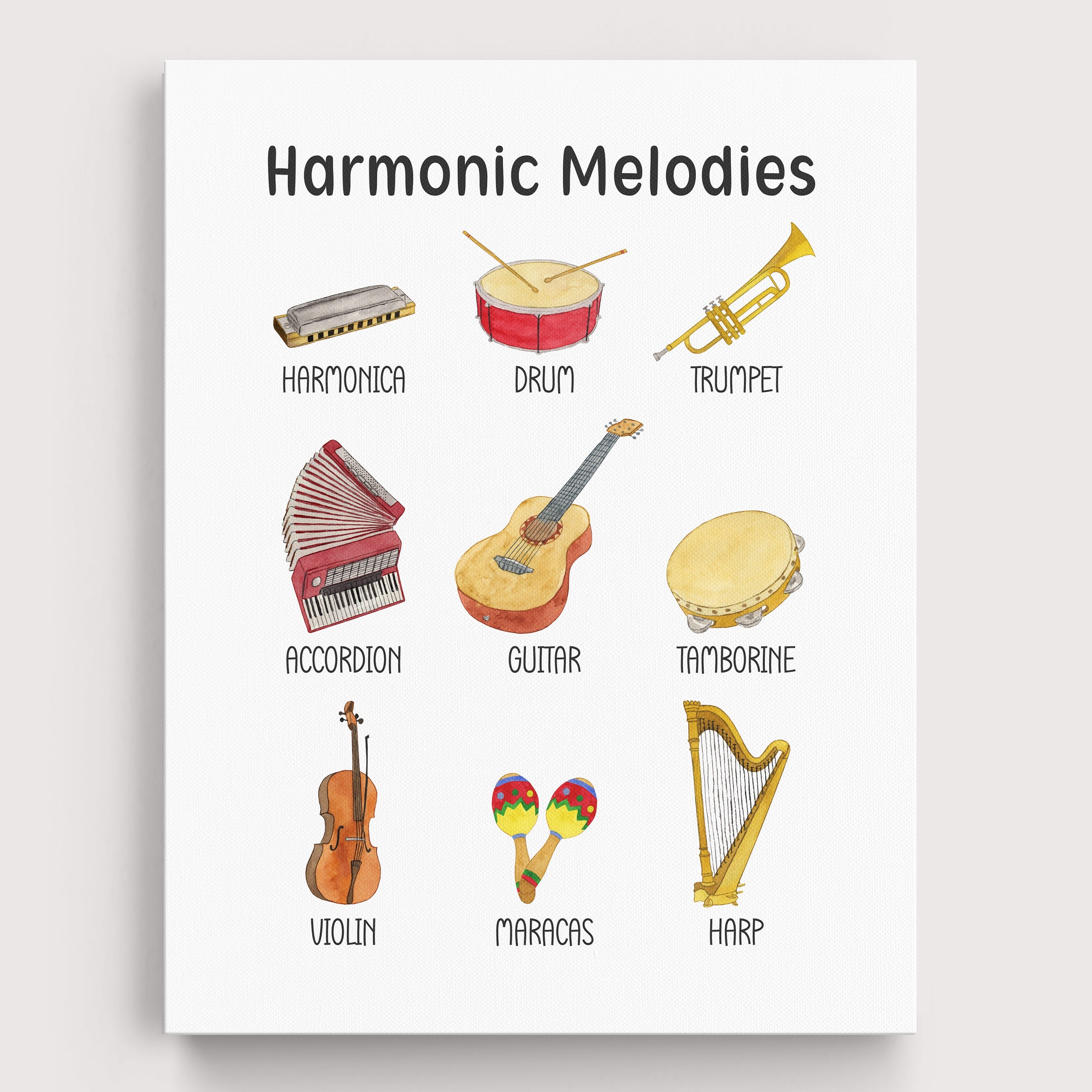 Educational Music Wall Art