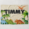 Dinosaur Personalized Blanket for Babies and Kids