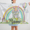 Rainbow Personalized Blanket for Babies and Kids