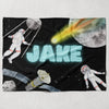 Space Personalized Blanket for Babies and Kids