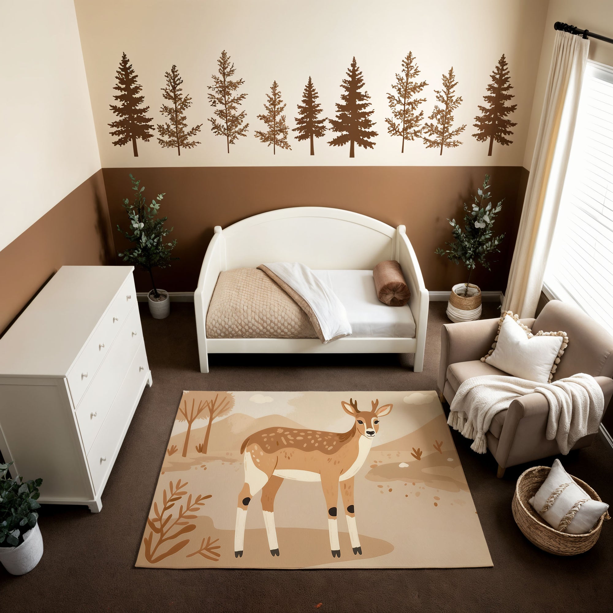 Kids and Nursery Deer Rug - Dune Deer