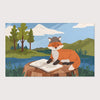 Kids and Nursery Fox Rug - Foxy Scholar