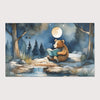 Nursery and Kids Bear Rug - Midnight Tale Teller